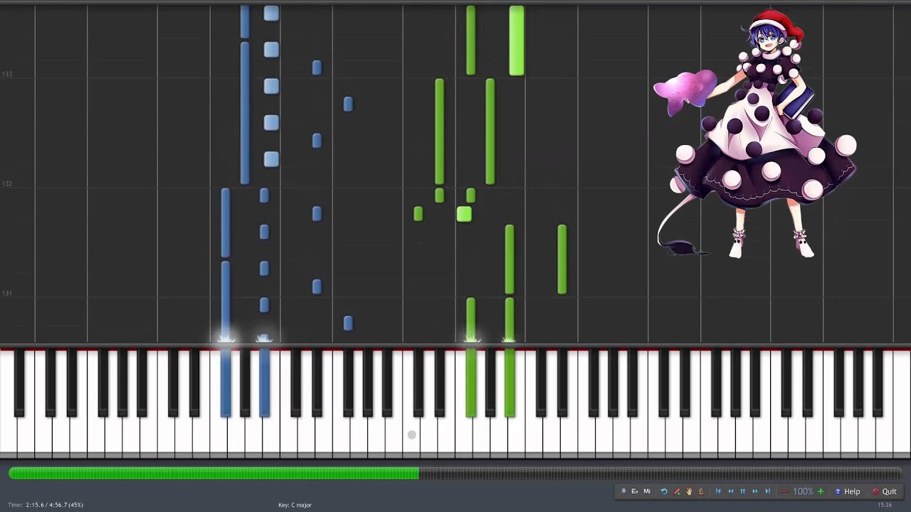 [Touhou 15] The Mysterious Shrine Maiden Flying Through Space Piano