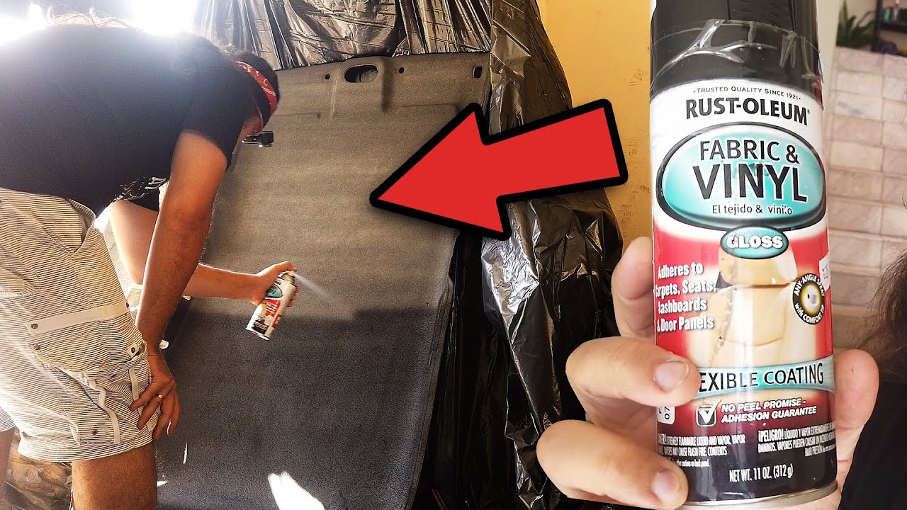 VEJA COMO PINTAR O TECIDO DO TETO DO CARRO EM CASA NO SPRAY! - FICOU BOM?