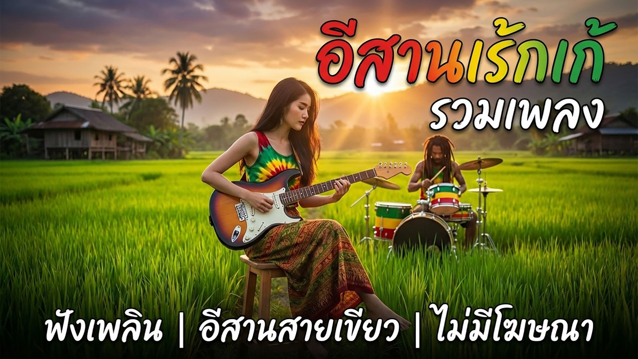รวมเพลงเรกเก้-อีสาน 🎵อินดี้มาใหม่ ฟังยาว 1 ชั่วโมงเต็ม มาแรงที่สุดในตอนนี้ (Longplay)