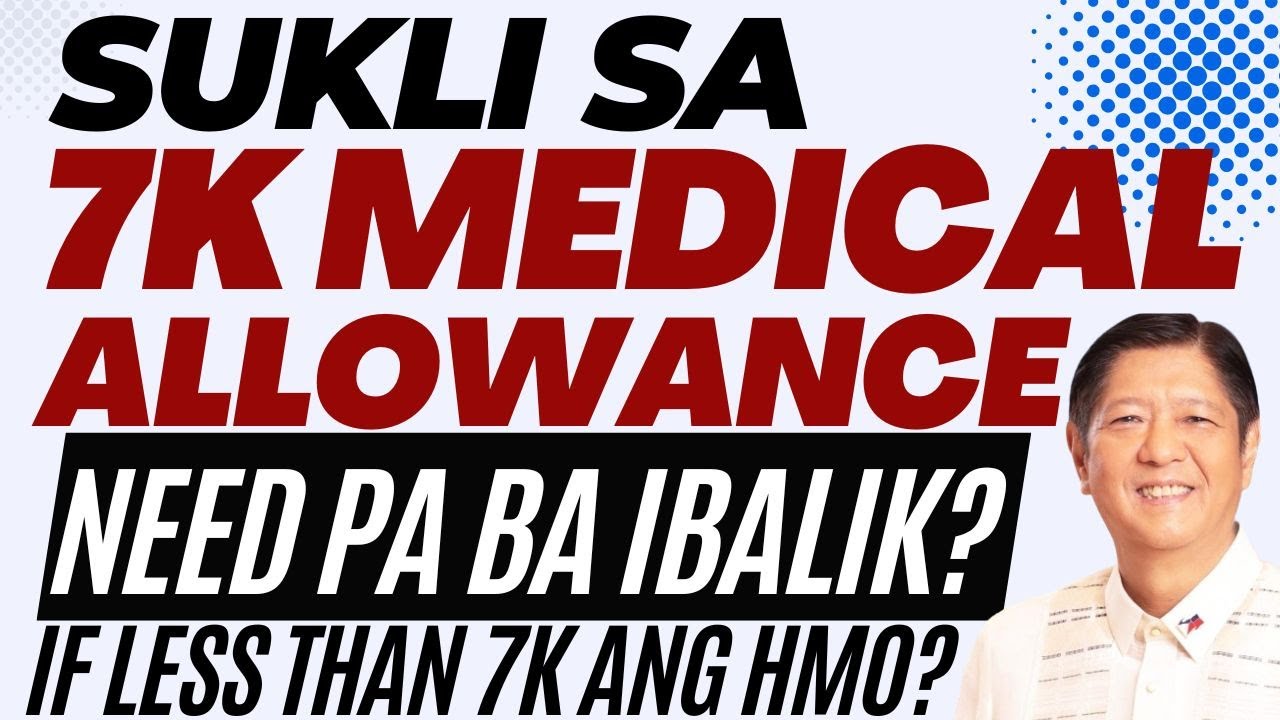 SUKLI SA 7K MEDICAL ALLOWANCE IBABALIK PA BA?