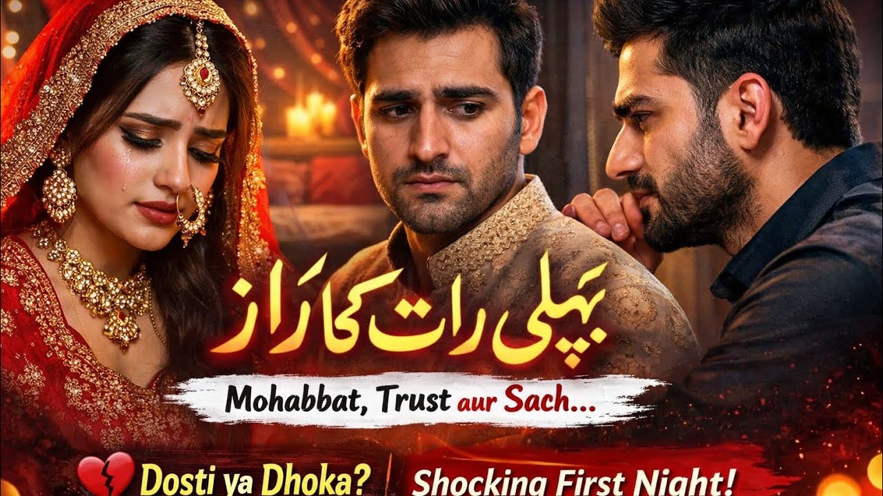 “Pehli Raat Ka Raaz – Mohabbat, Trust aur Sach Ka Safar” پہلی رات کا راز