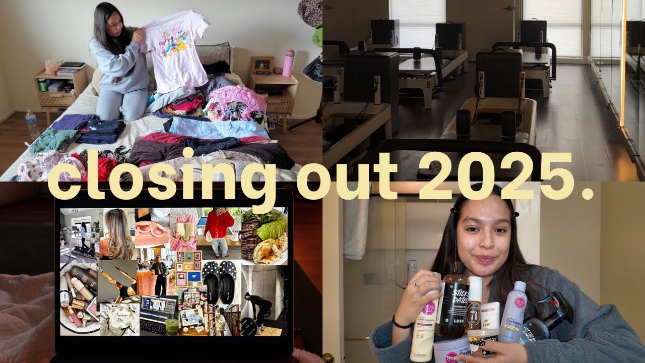 closing out 2025 ☆ | glowing up, healthy habits, deep cleaning