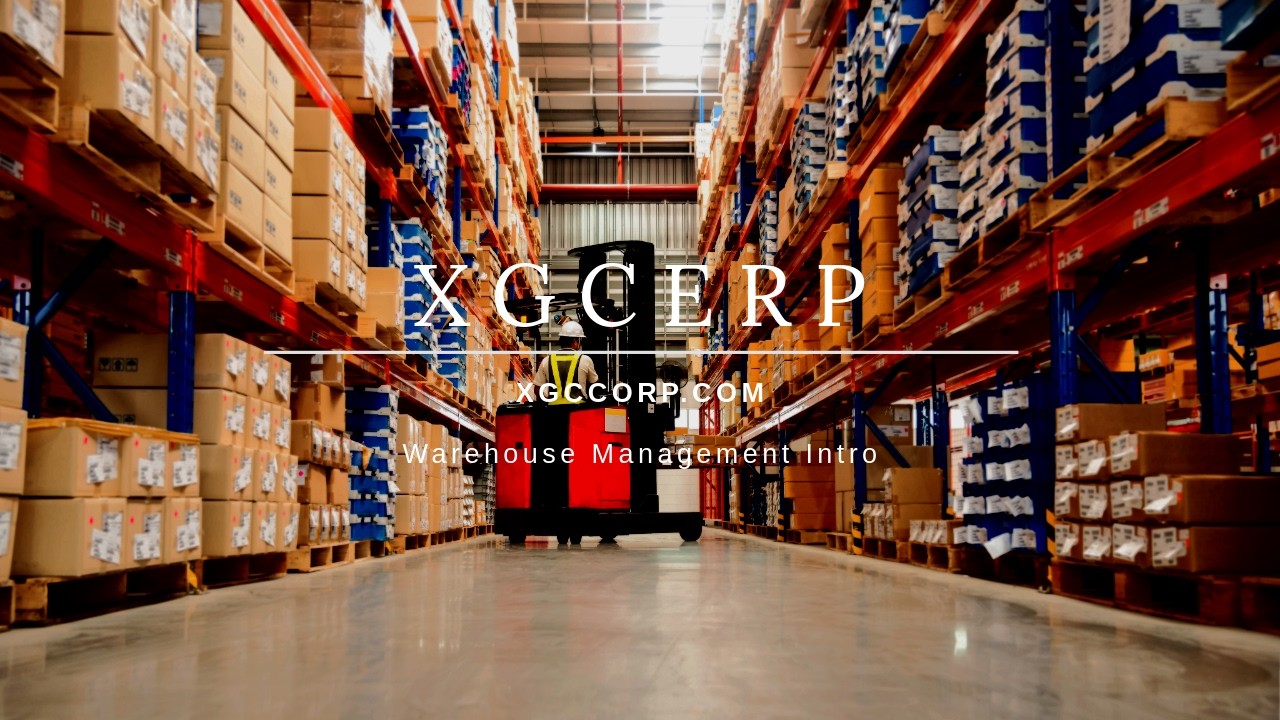 Warehouse Management Intro | XGCERP