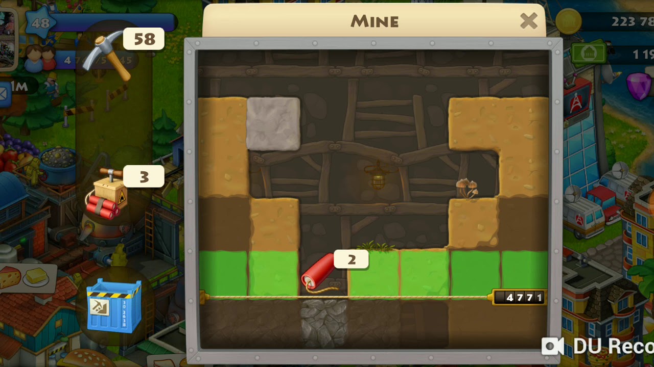 Township Game - Tips & Tricks - Mining without boosters