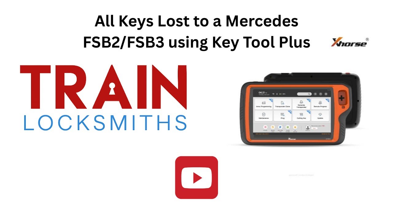 Все ключи утеряны от Mercedes FSB2 FSB3 с помощью Key Tool Plus