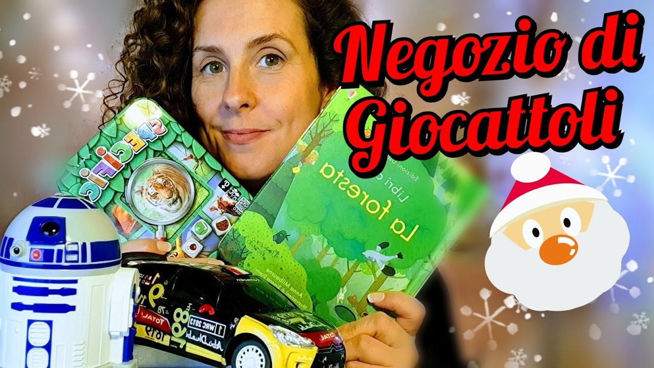 ASMR||NEGOZIO DI GIOCATTOLI - ROLEPLAY REGALI NATALE