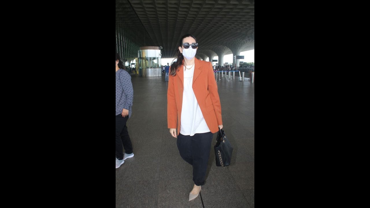 Karisma Kapoor Rustic Casual Chic Airport Outfit Is Incomplete Without Her Rs 5 Lakh Chanel Handbag