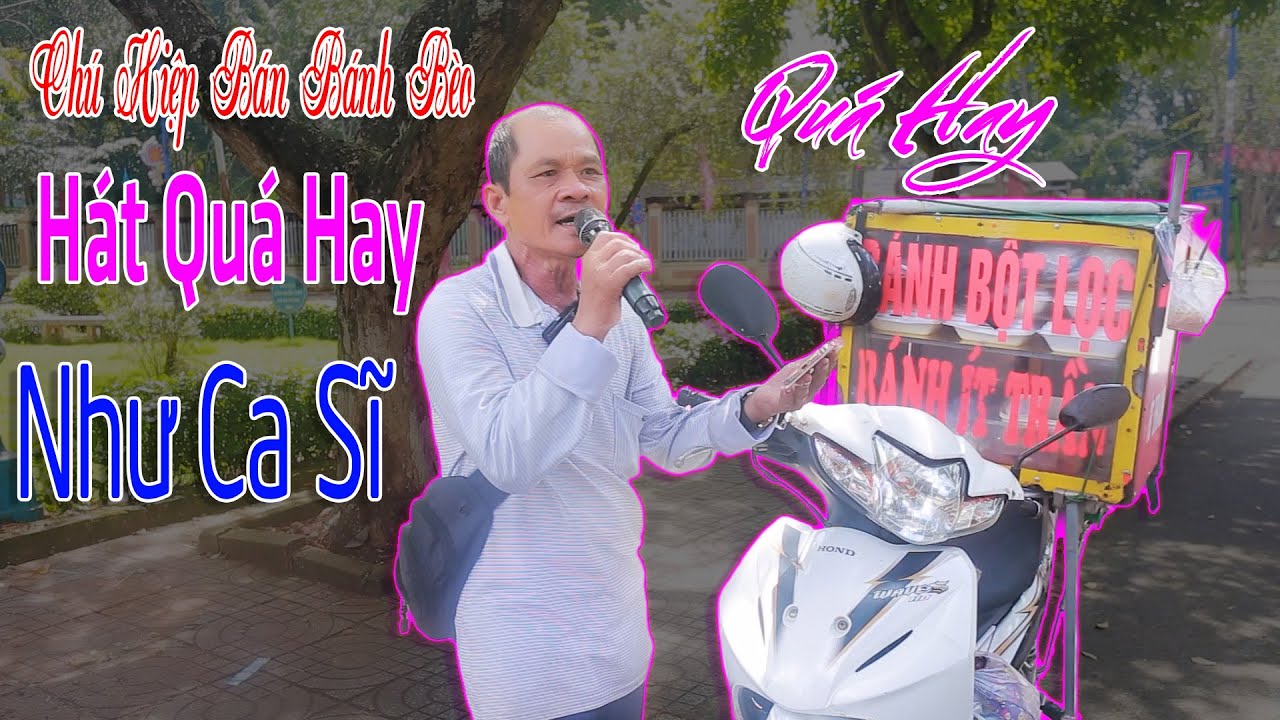 Xuất Hiện Ông Chú Bán Bánh Bèo Hát Hay Hơn Ca Sĩ | Chờ Đông - Chú Hiệp Bán Bánh Bèo