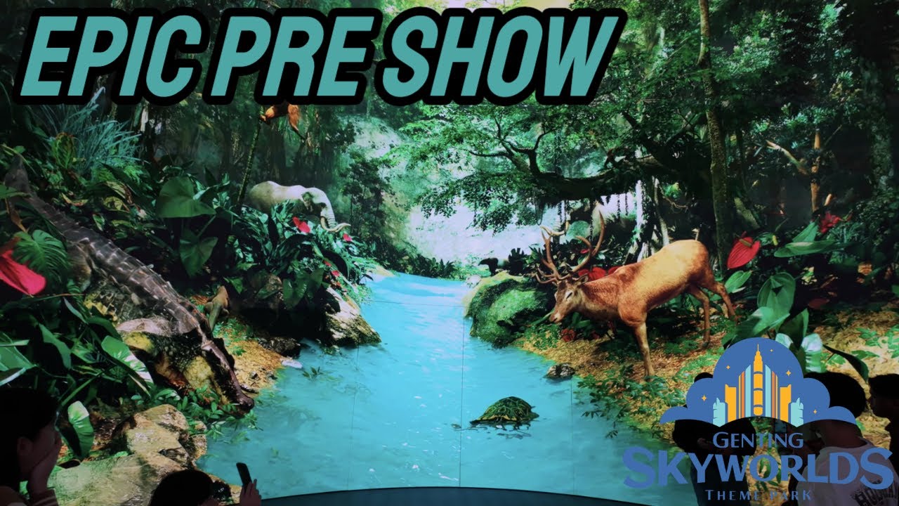🎥  Epic Pre-Show at Genting SkyWorlds | Theme Park Atmosphere 4K