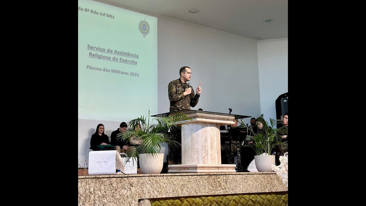 Pascoa dos Militares Evangélicos - Pelotas (RS) - Capelão Israel Lucas