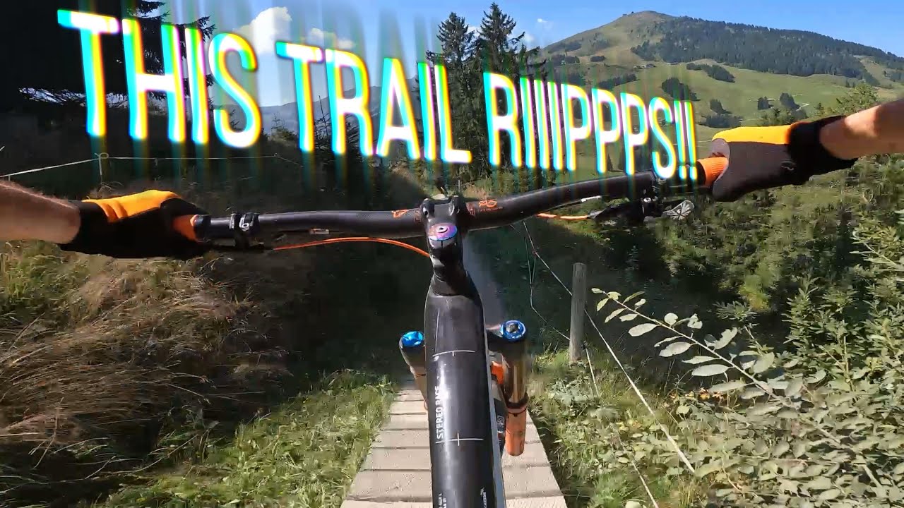 Buchegg Trail SH34 Red or Blue? | Fast Berms, Big Grins & Alpine Flow in Saalbach!