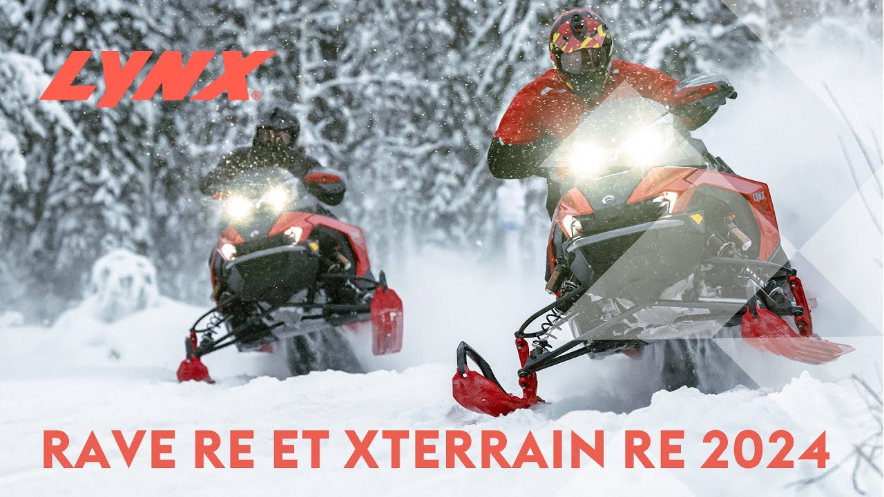 Les motoneiges de sentiers et multi-segment Lynx 2024 | Rave et Xterrain