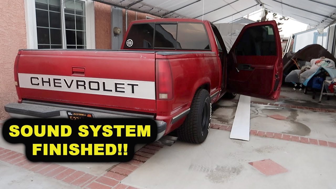 FINISHED THE SOUND SYSTEM ON MY OBS!!