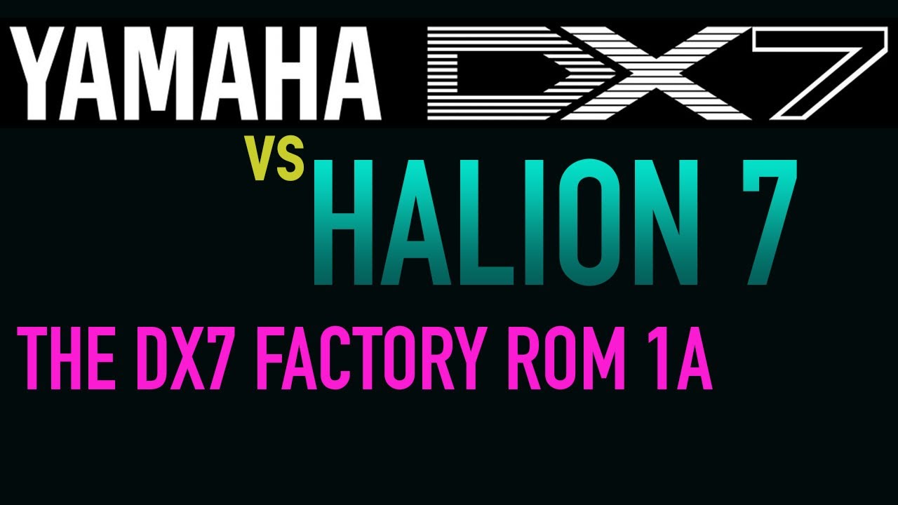 Halion 7's FM Lab vs A Real DX7