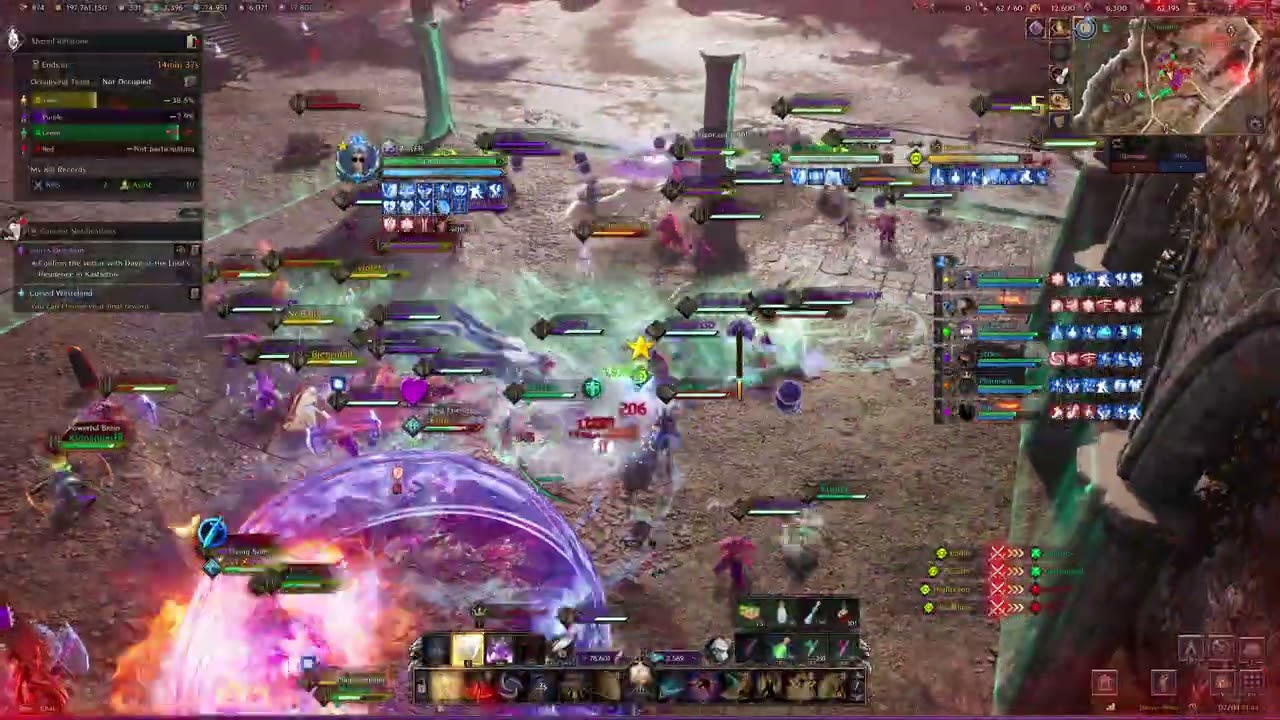 Throne and Liberty - EN - NightShift vs NoShield vs Nightmare vs Orca - War Game 04/02/26 - League