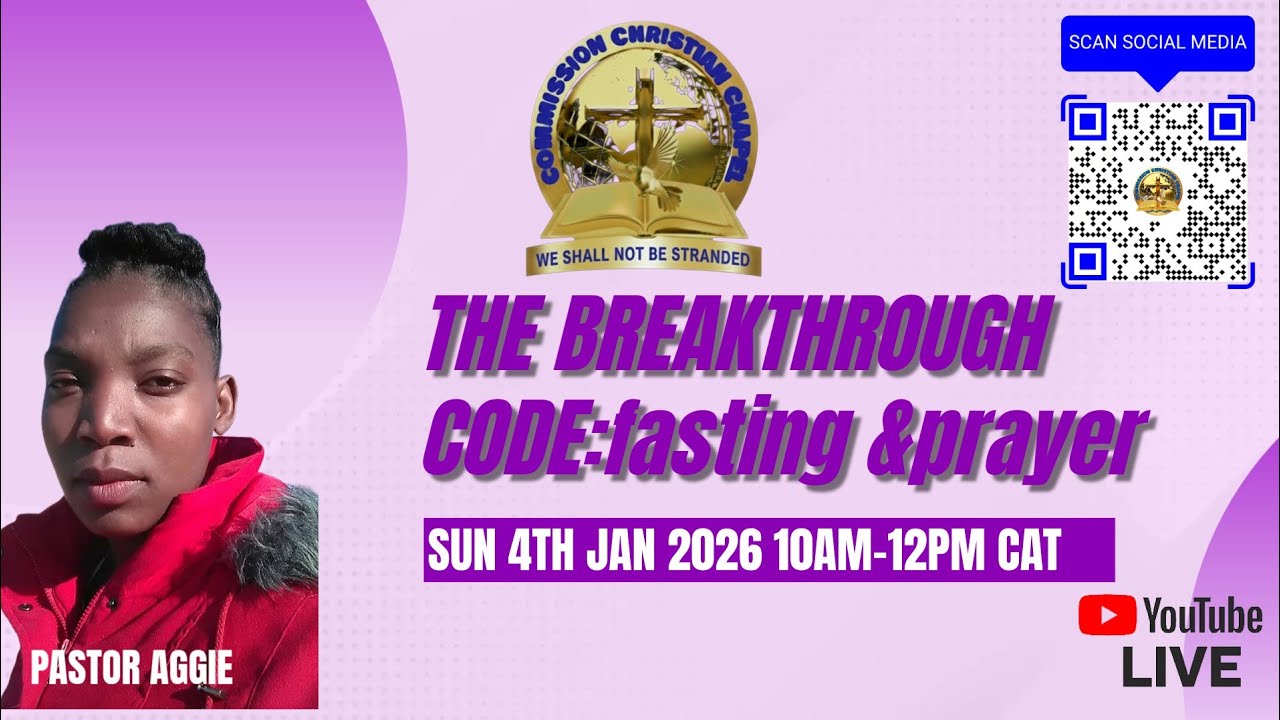 THE BREAKTHROUGH CODE:fasting&prayer//PASTOR AGGIE 