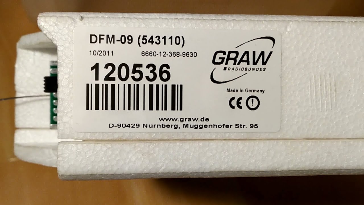 GRAW DFM-09 (543110) How looks inside RadioSonde / Radiosonda