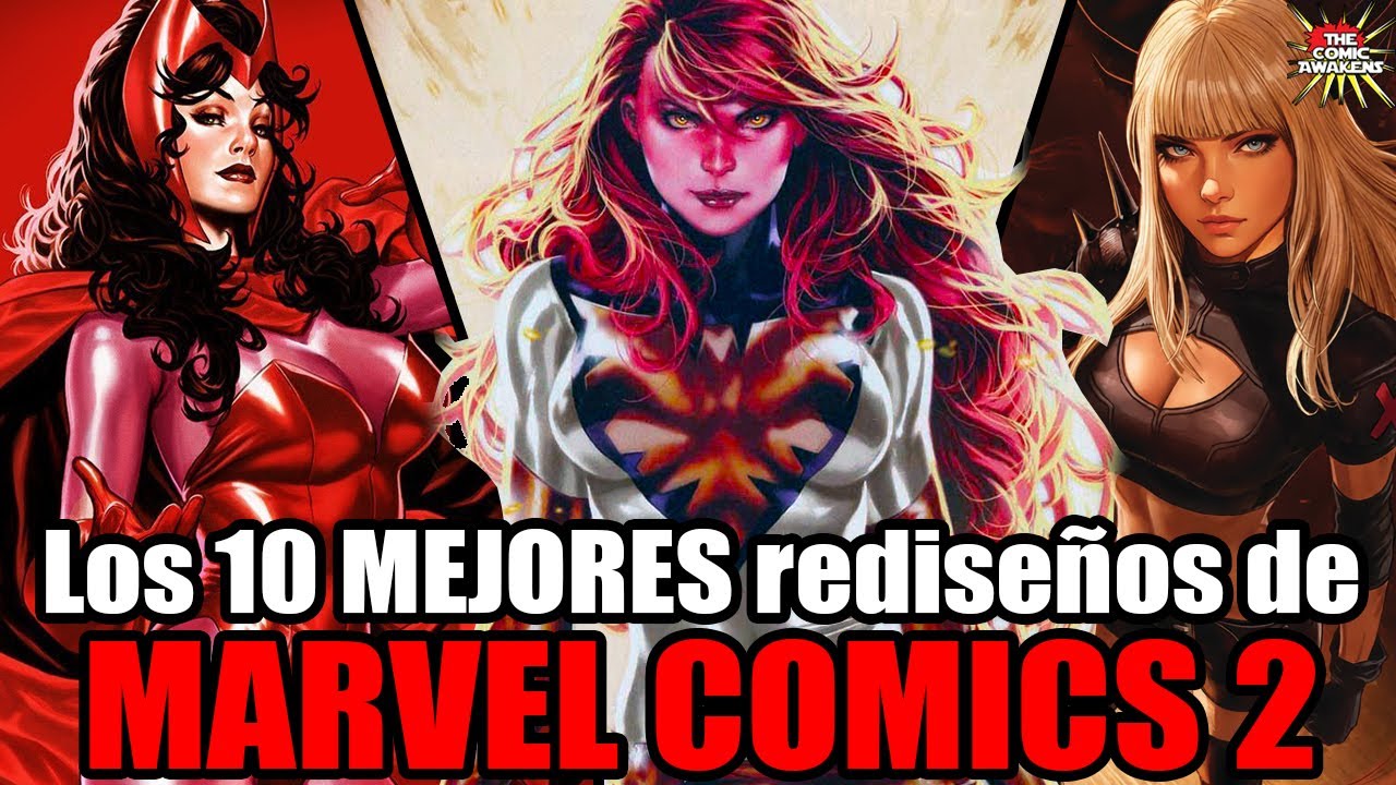 Los 10 MEJORES REDISEÑOS de Marvel Comics 2