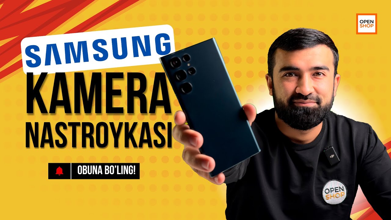 SAMSUNG KAMERA NASTROYKASI | SAMSUNGDA SIFATLI VIDEO OLISH