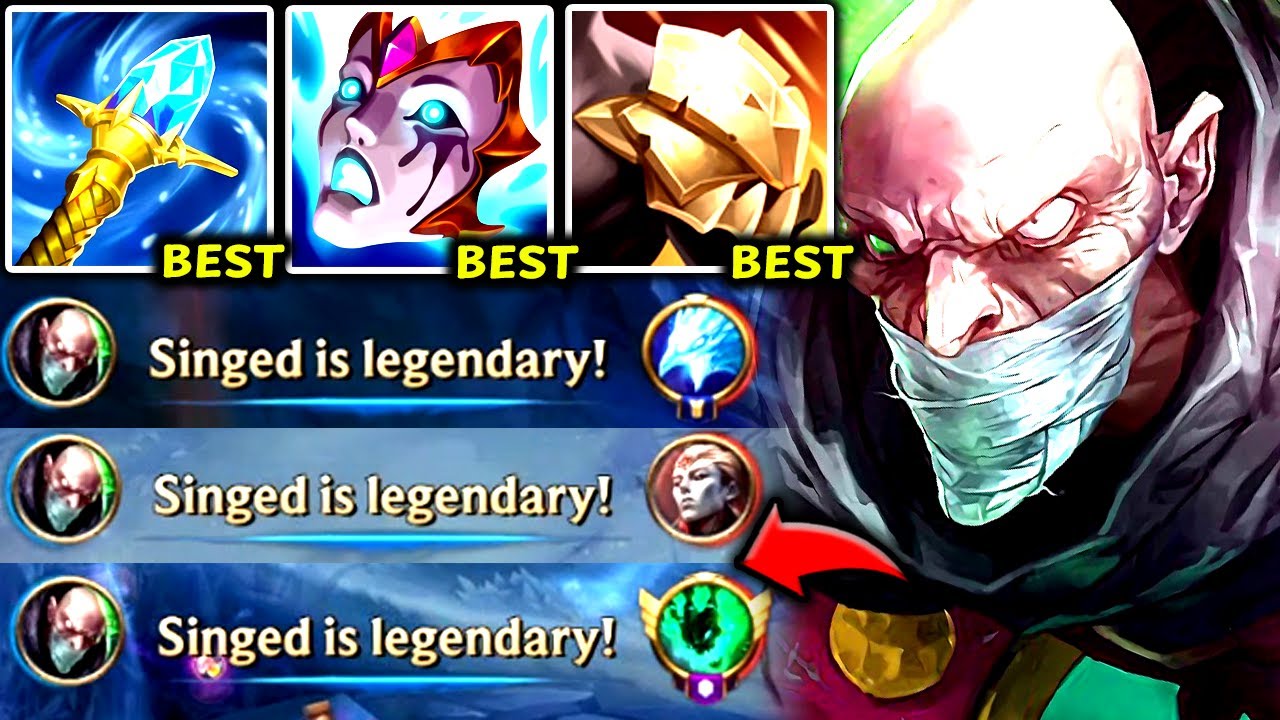 SINGED TOP CAN LITERALLY 1V9 THE FULL ENEMY TEAM (#1 BEST W/R) - 2025 Singed TOP Gameplay Guide