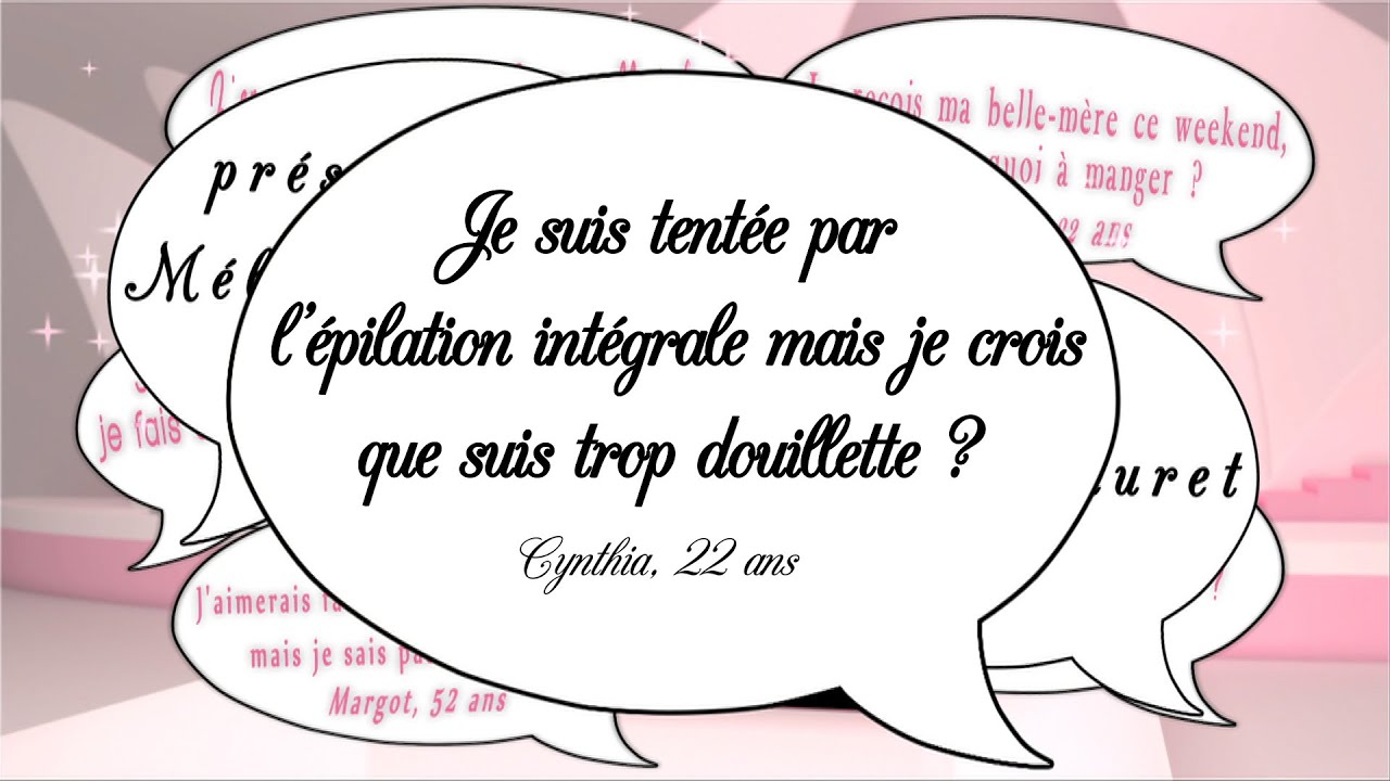 Epilation intégrale sans douleur - Secrets de filles