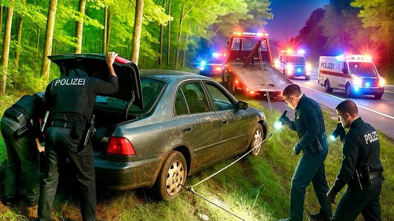 Habe der Polizei geholfen, ein geklautes Auto im Wald zu finden – krasser Fund!