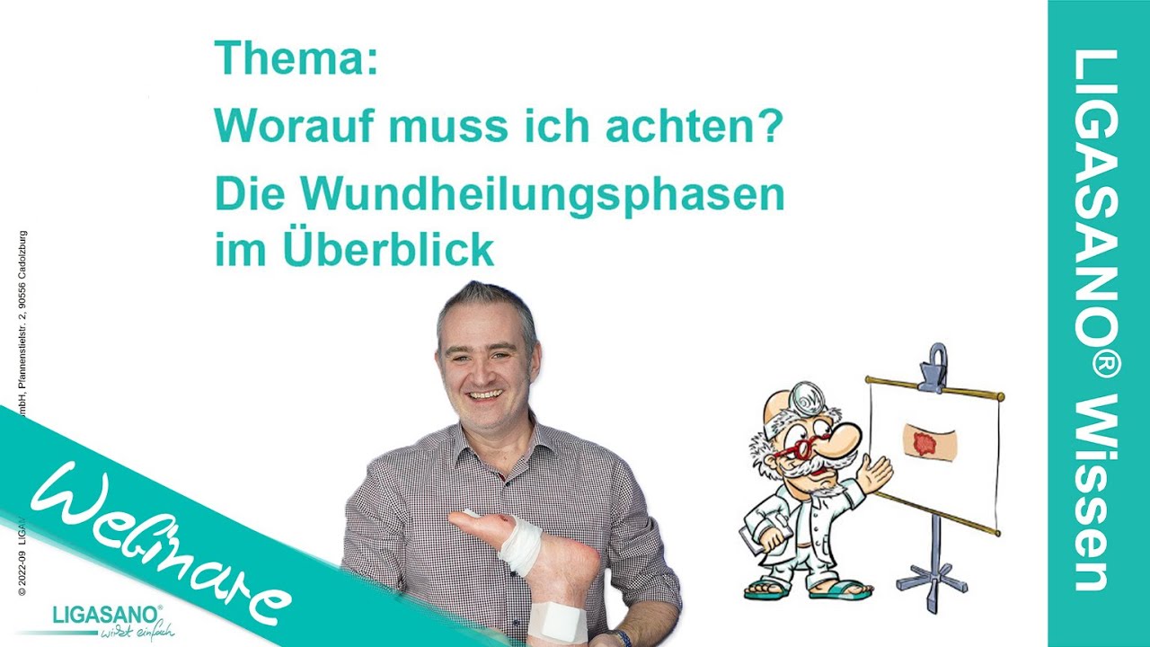 Worauf muss ich achten? Die Wundheilungsphasen im Überblick - Webinar vom 28.02.2023