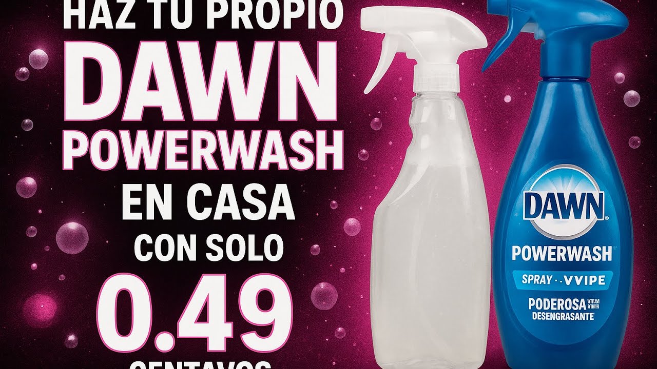 💥No vuelvas a comprar Dawn Powerwash! Mira cómo hacerlo por solo $0.49✨