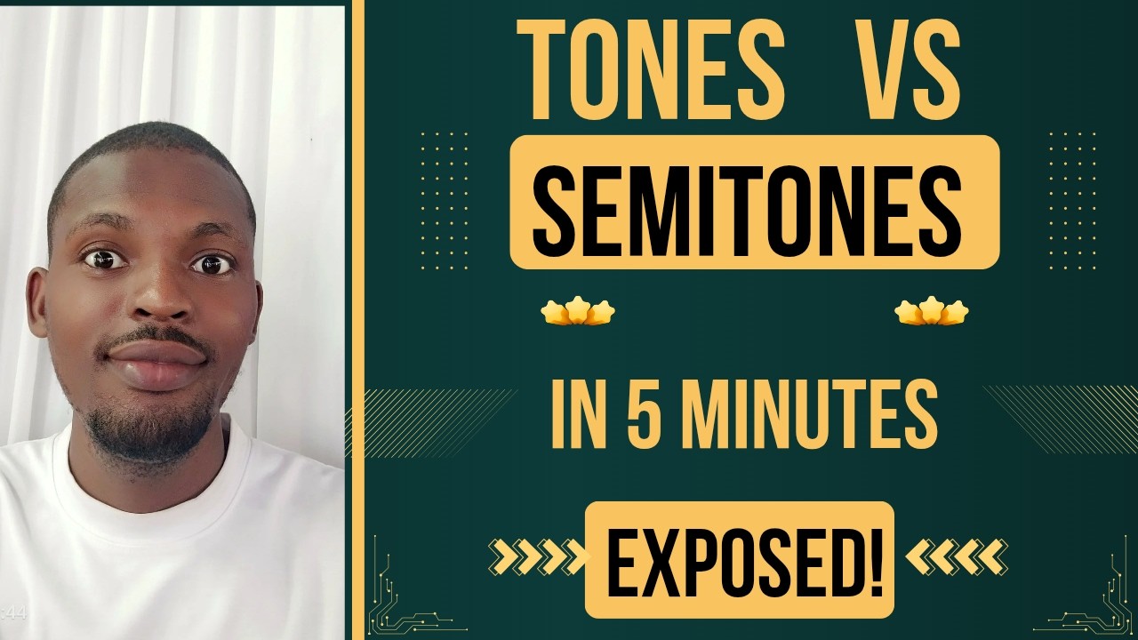 Tones and Semitones Explained | Beginner Music Theory Lesson