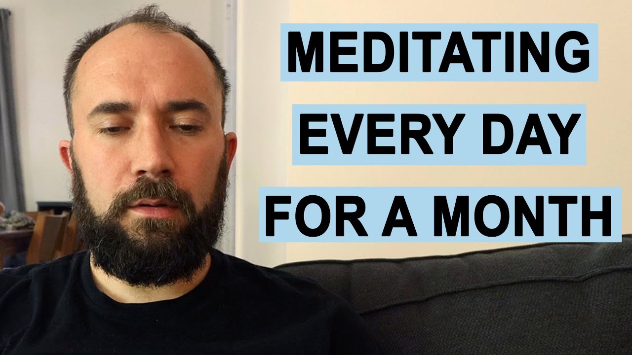 I Meditated Every Day for a Month. Here's What Happened