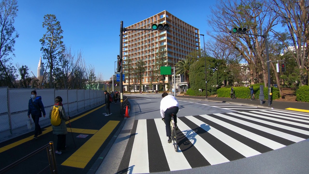 (fixed gear tokyo) 代々木公園～新宿