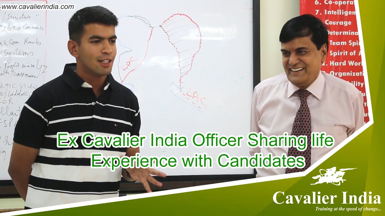 Ex Cavalier India Officer Sharing life experience with Candidates