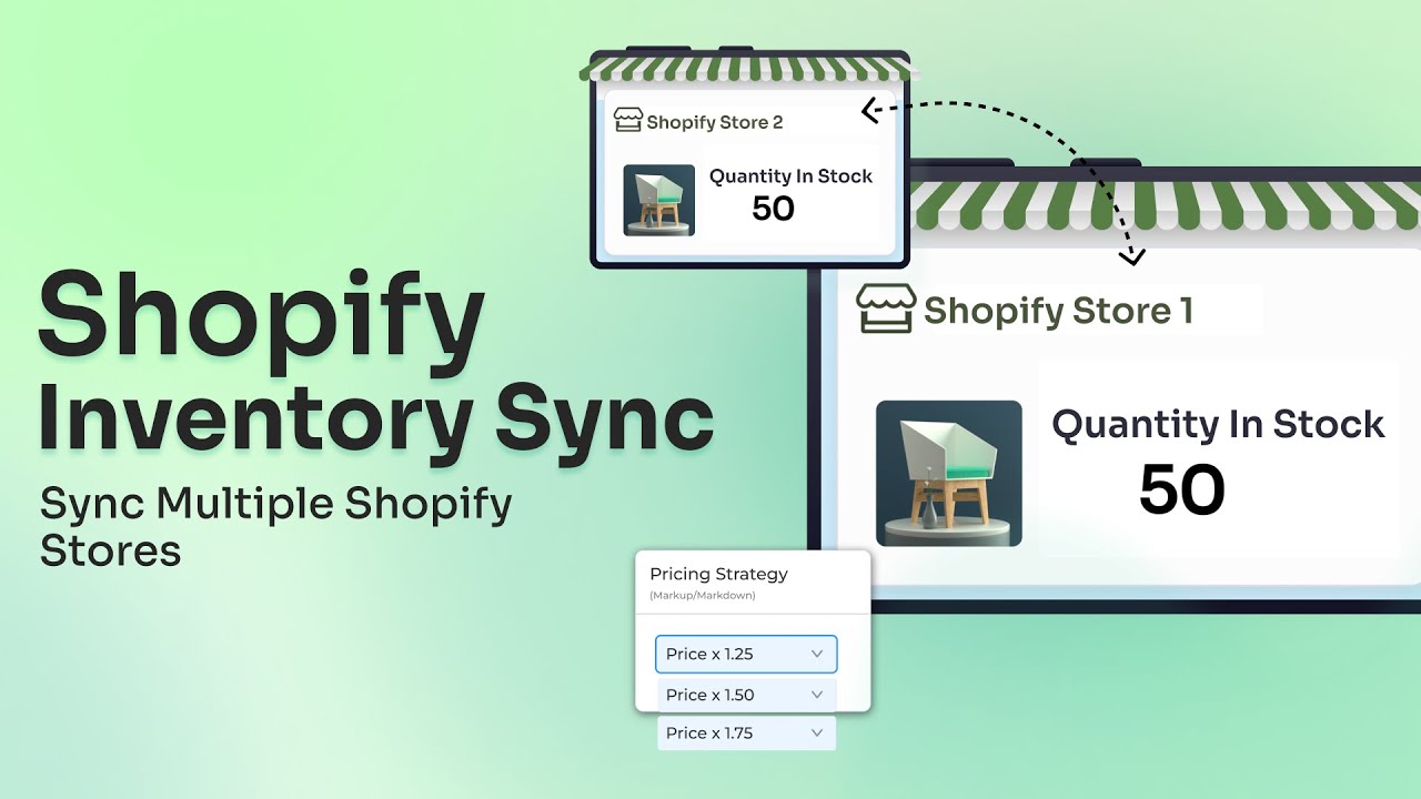Включение синхронизации остатков для Shopify | Синхронизация нескольких магазинов Shopify | Прило...