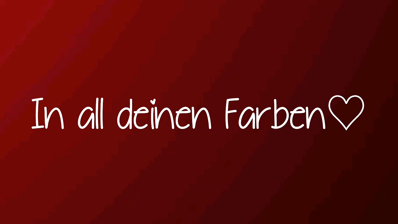 Vanessa Mai (In all deinen Farben)♡(Lyrics)♡