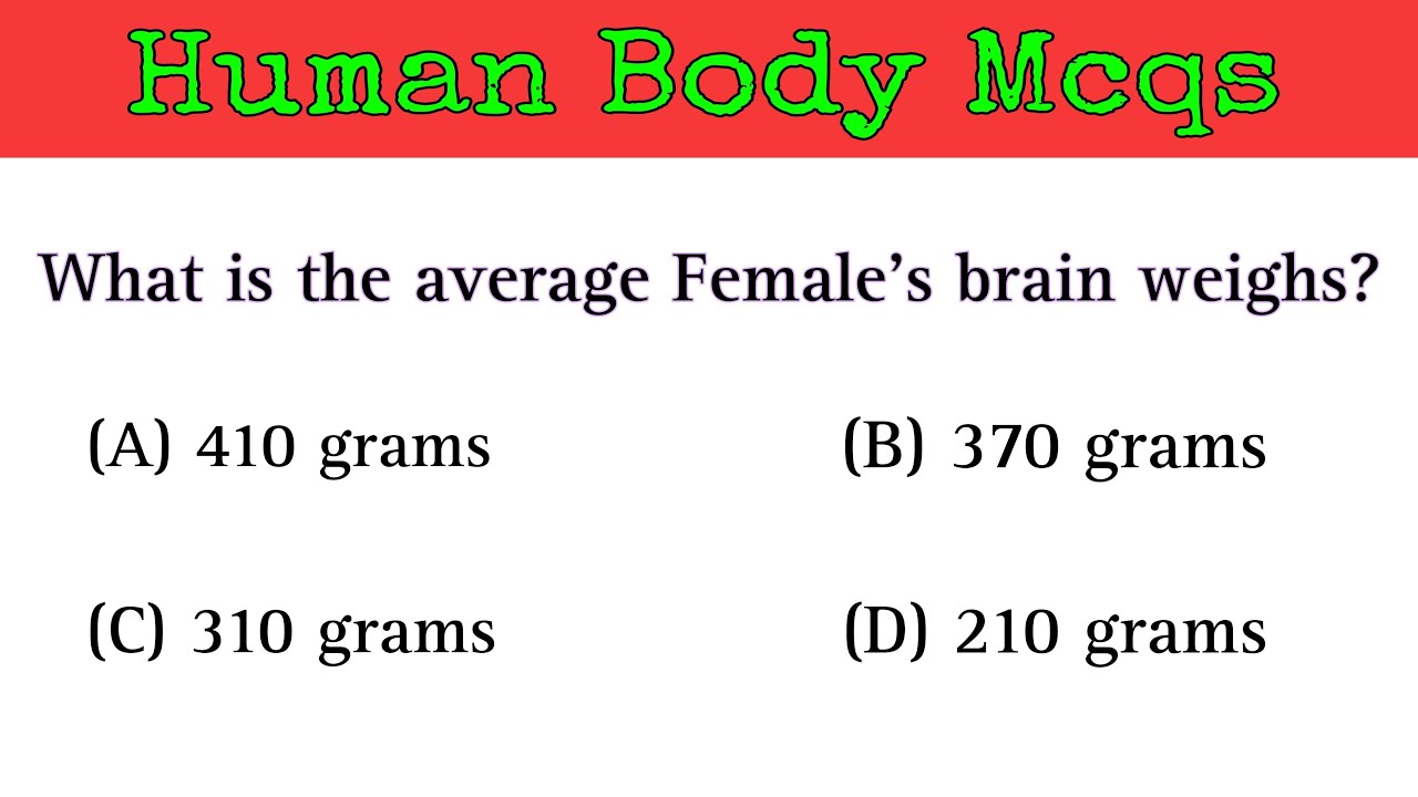 Human Body Mcq | basic of human body mcq