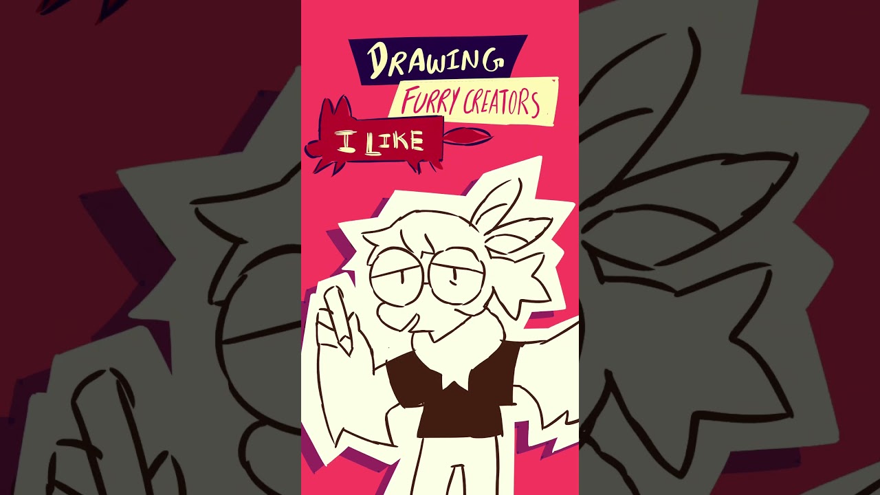Drawing Furry Creators I Like | Pent Up pup #furry #furries #speedpaint #art #artist #fursuit