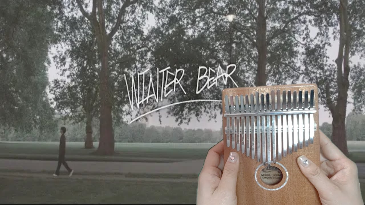 winter bear kalimba V of BTS 윈터베어 방탄소년단 칼림바 숫자악보