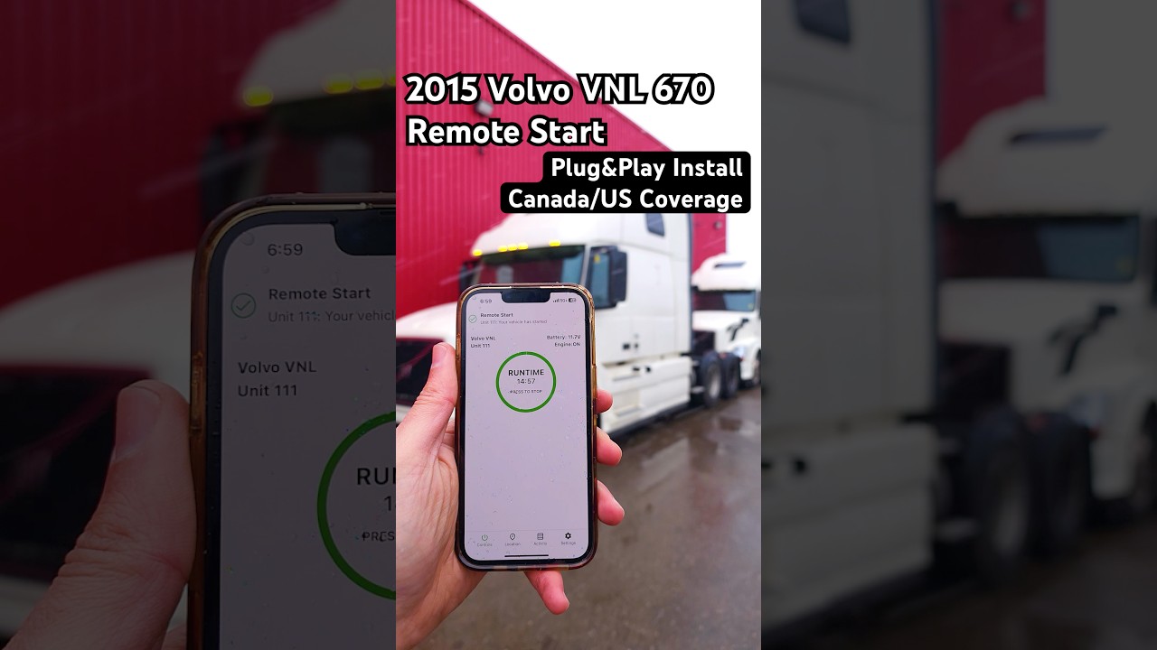 2015 Volvo VNL 670 Remote Start #trucklife #trucking #semitruck #remotestart