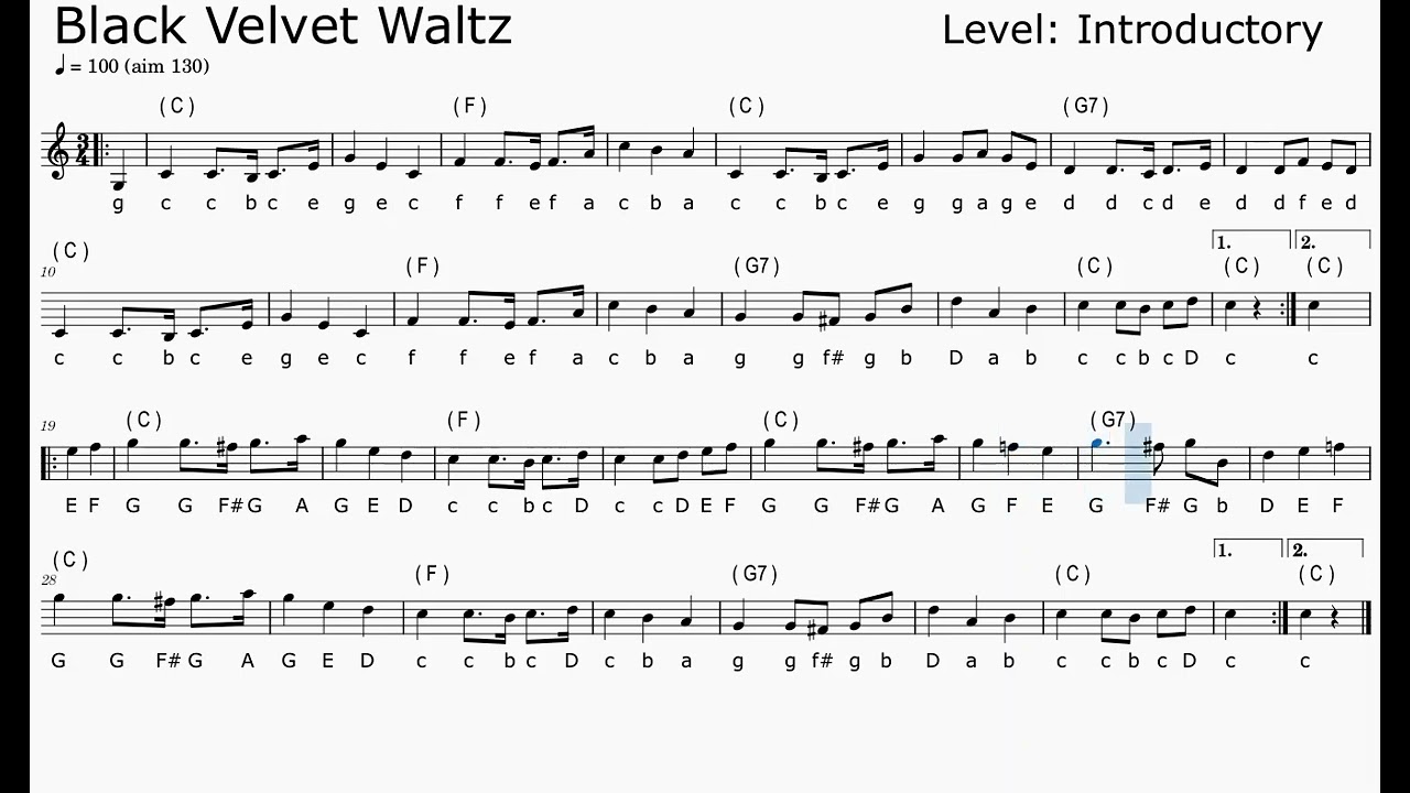 Black Velvert Waltz (Updated)