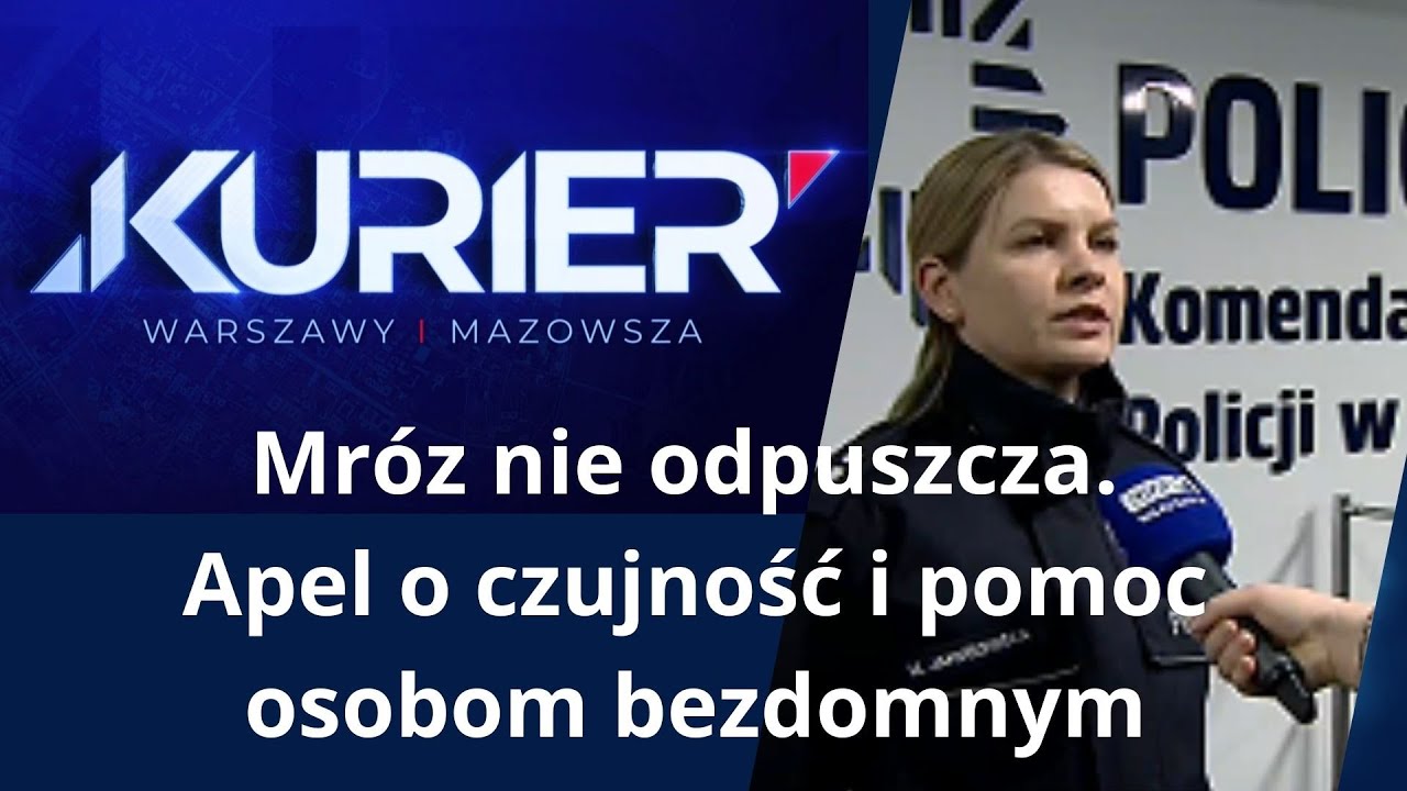 Kurier Mazowiecki - Pomoc bezdomnym w czasie mrozów - 31.01.26r.