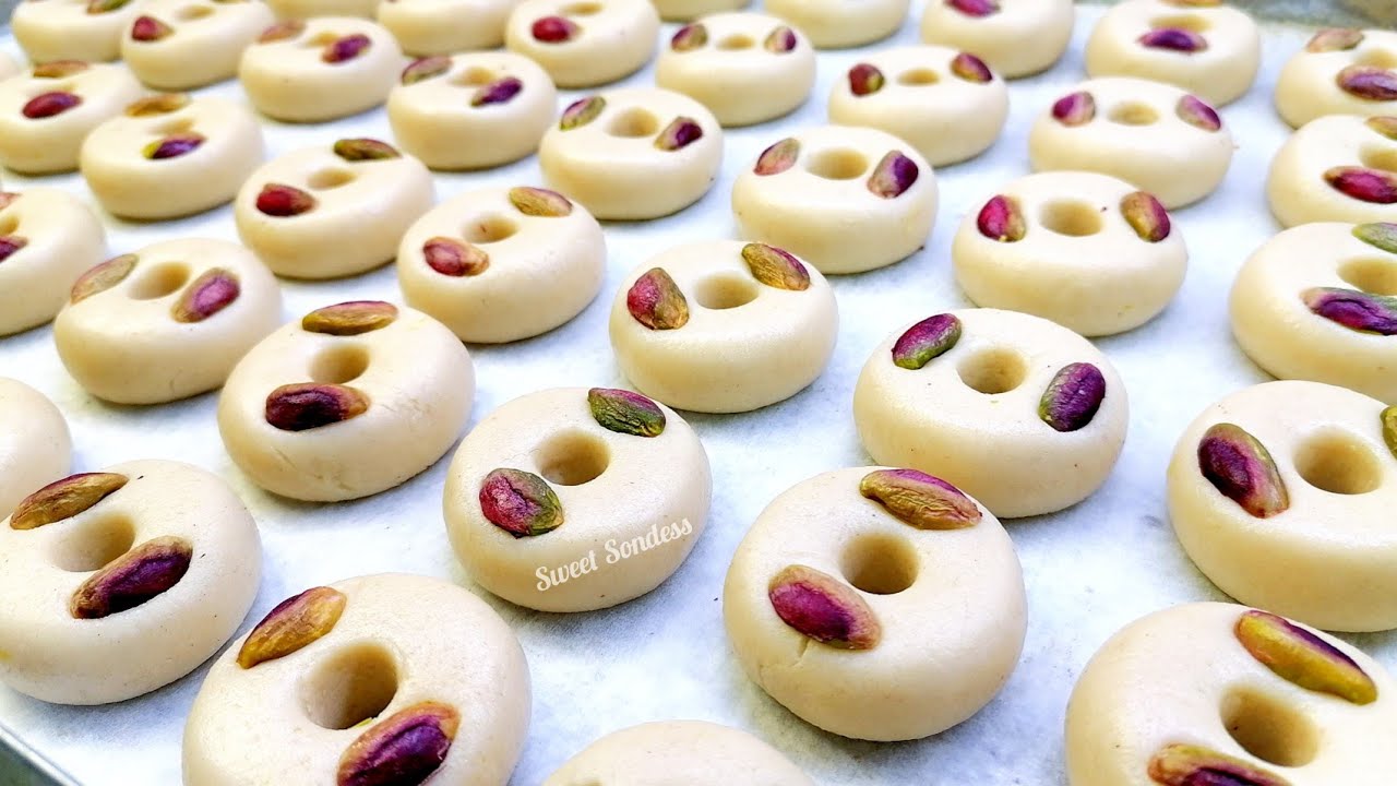 كعك اللوز التونسي احترافى بكل أسرار نجاحه/kaak louz tounsi professionnel