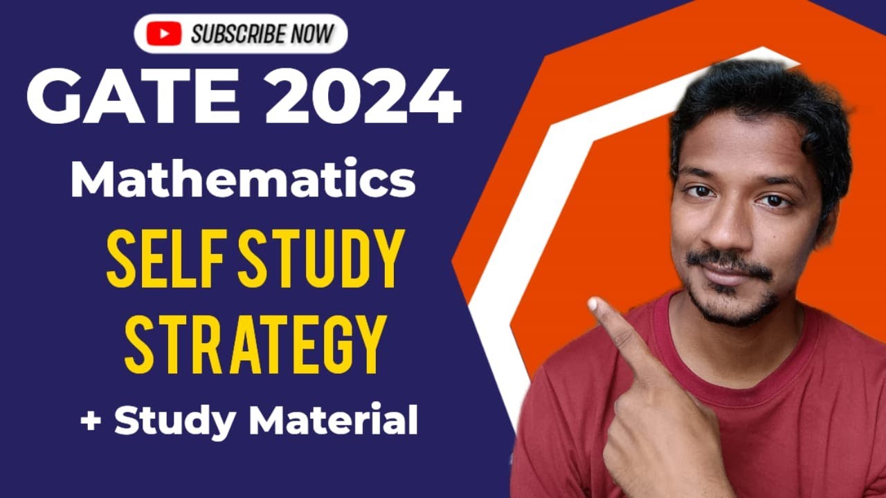 Gate 2024 Mathematics Strategy || Study Material