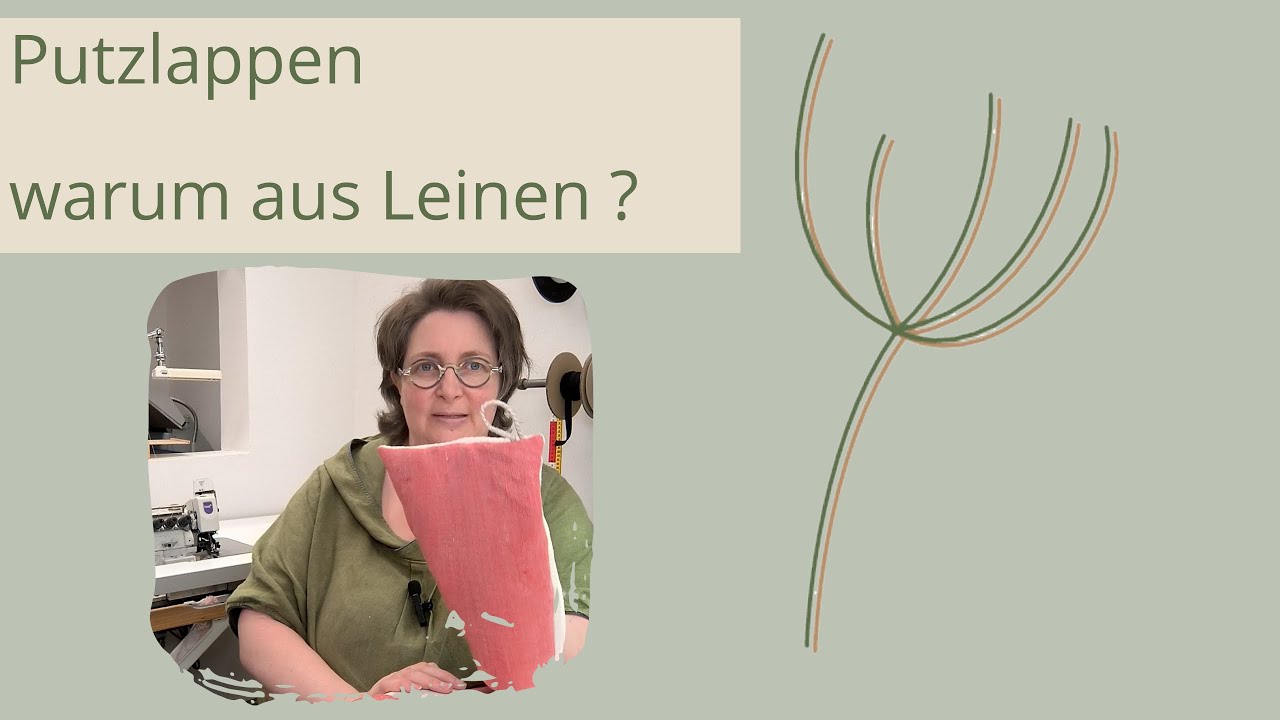 Putzlappen aus Leinen - nat&uuml;rlich und plastikfrei putzen