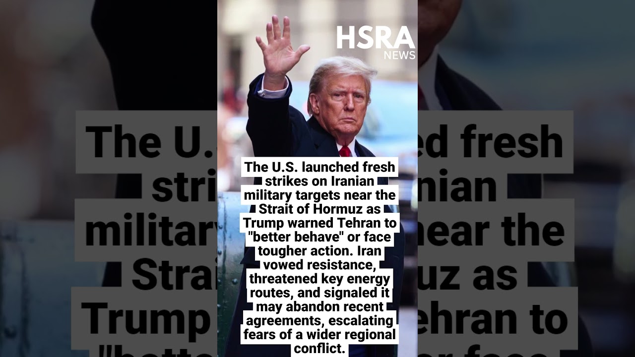 US Launches Fresh Strikes on Iran as Trump Issues Final Warning #shorts #breakingnews #trump