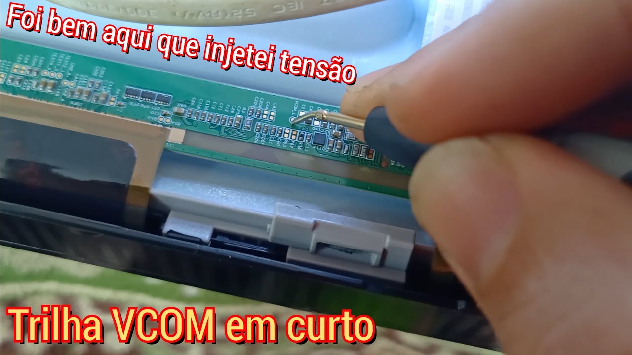 Tv sansung 50 polegadas (UN50CU7700G) sem imagem tela acende e apaga, piscando led vermelho, display