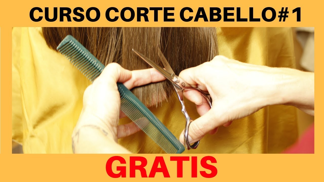 Como Cortar el Cabello Recto, Desfilado y en U &ldquo;CURSO CORTE CABELLO #1&rdquo;