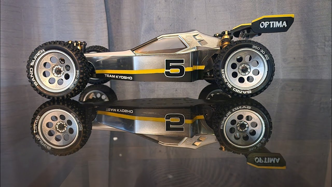 Kyosho Optima Mid Re release с шасси EXO LWB