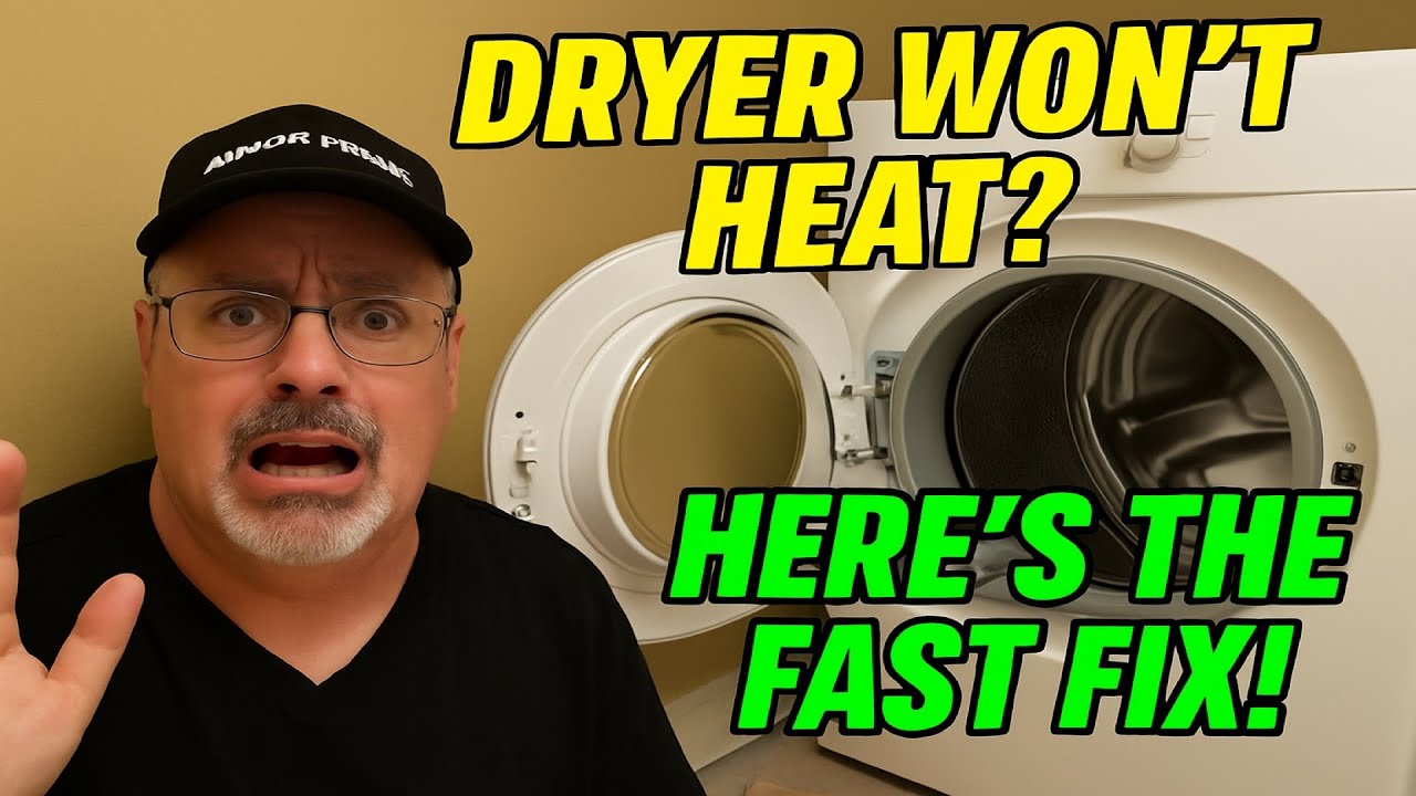 Dryer Not Heating? Here&rsquo;s the Fast Fix Every Homeowner Should Know! 