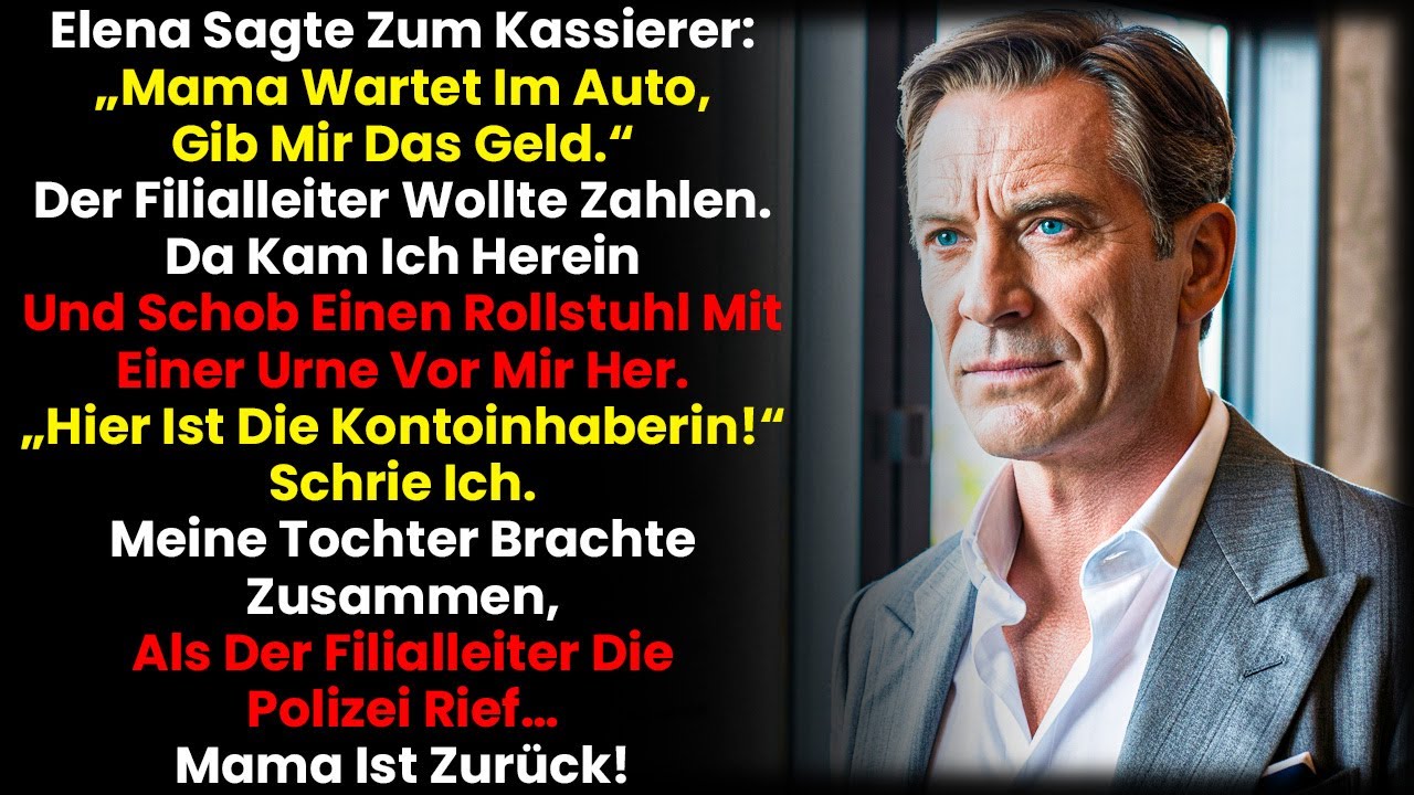 Meine Frau starb vor 10 Jahren… Meine Tochter kassierte ihre Rente. Gestern gingen wir zur Bank.