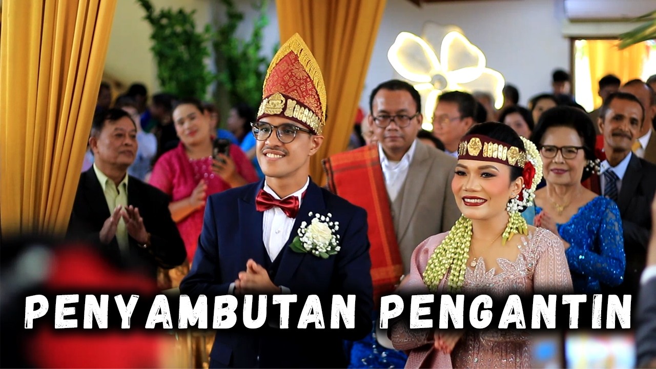 Momen Paling Ditunggu! Prosesi Penyambutan Pengantin Felix Togar Pasaribu & Mike Oktavia br Siahaan